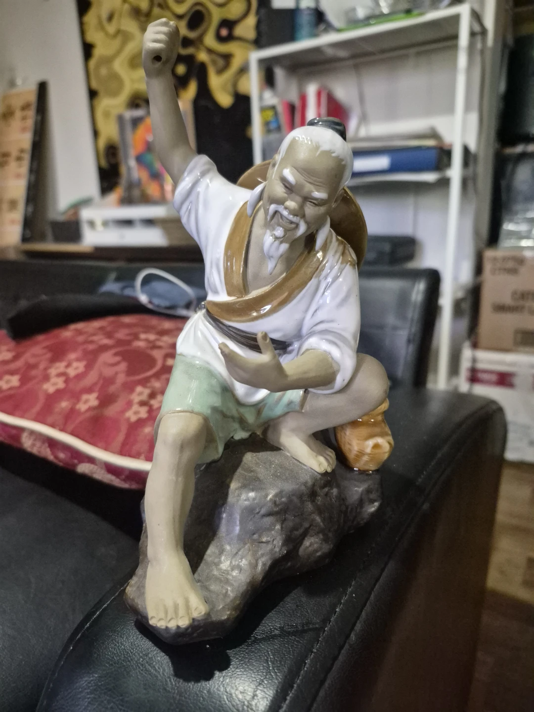 Vintage Fisherman Figurine