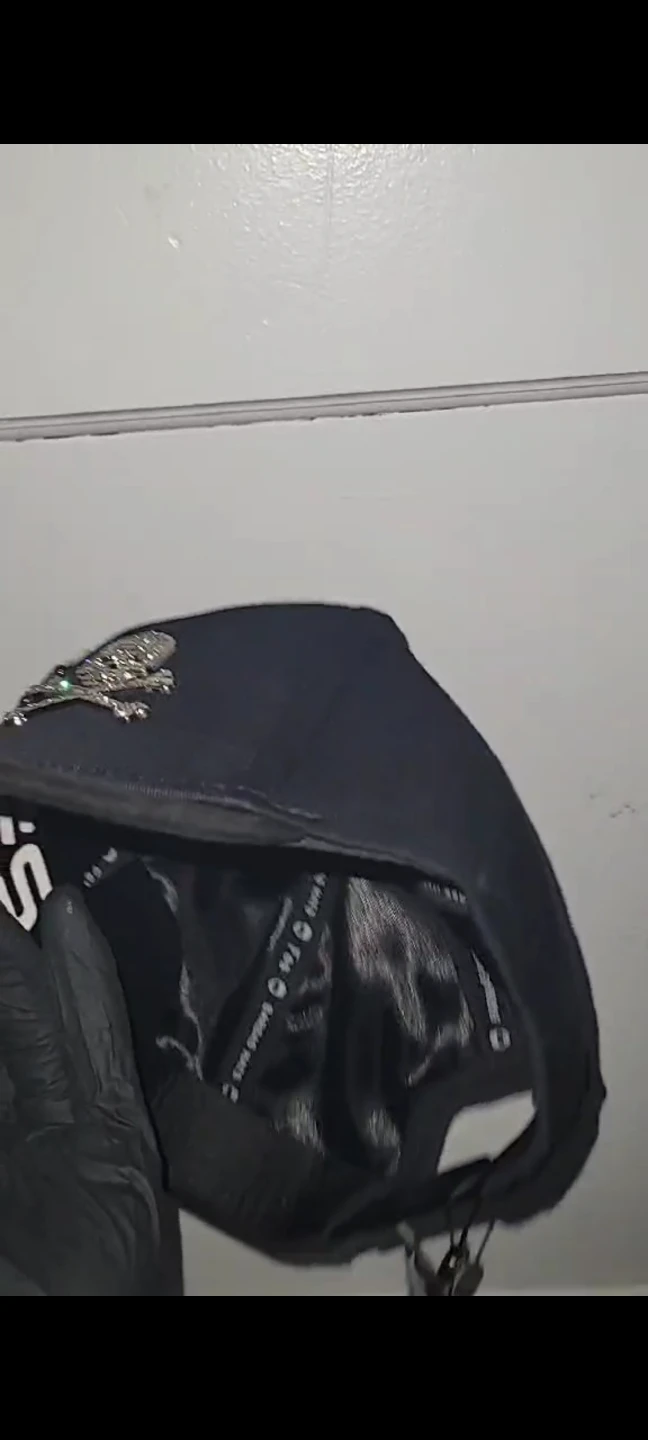 Barabas Hats Black Baseball Cap with Skull Embellishments - photo 4