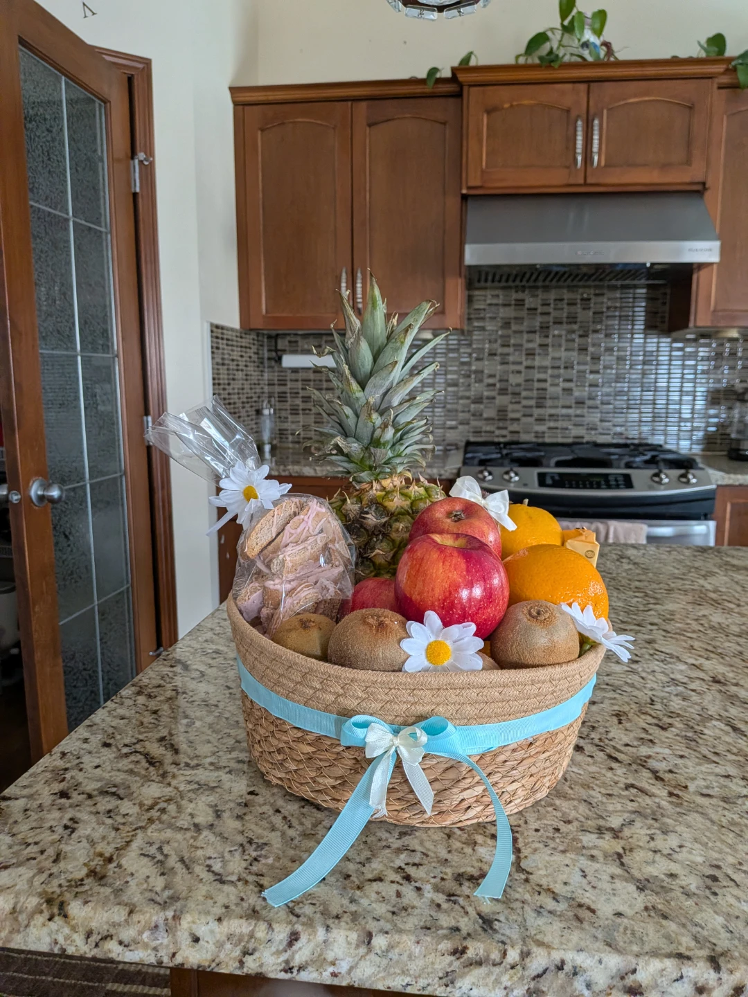 Nush Eid fruit Basket with Cookies and chocolates - photo 5