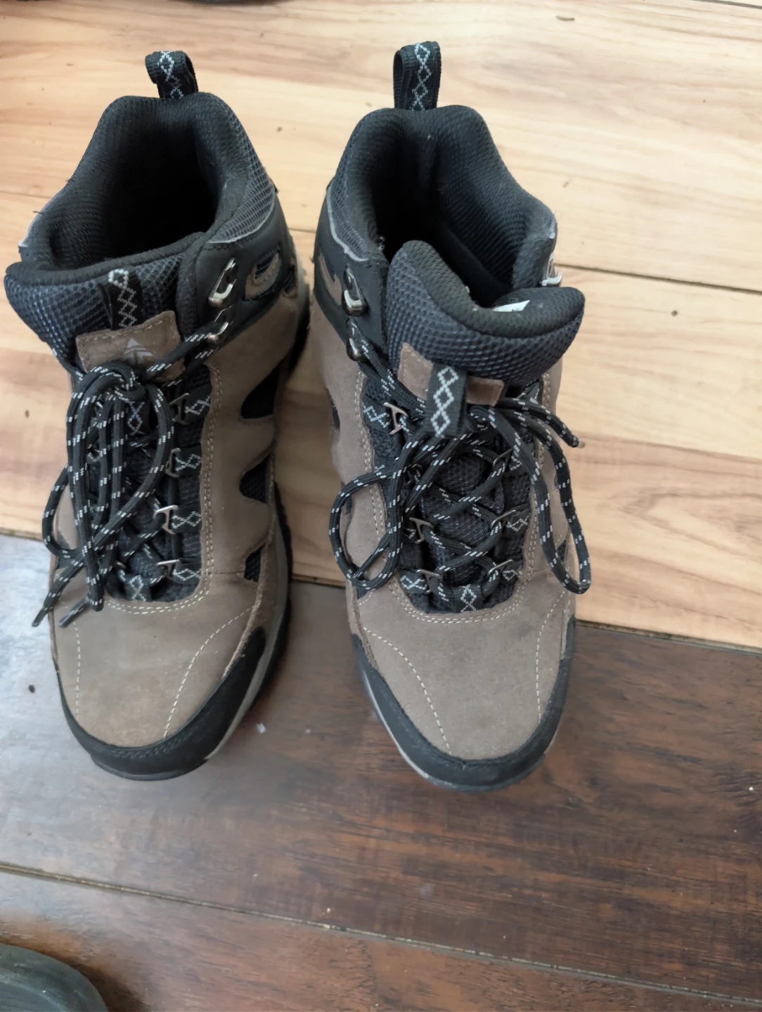 Brown and Black Hiking Boots - photo 2