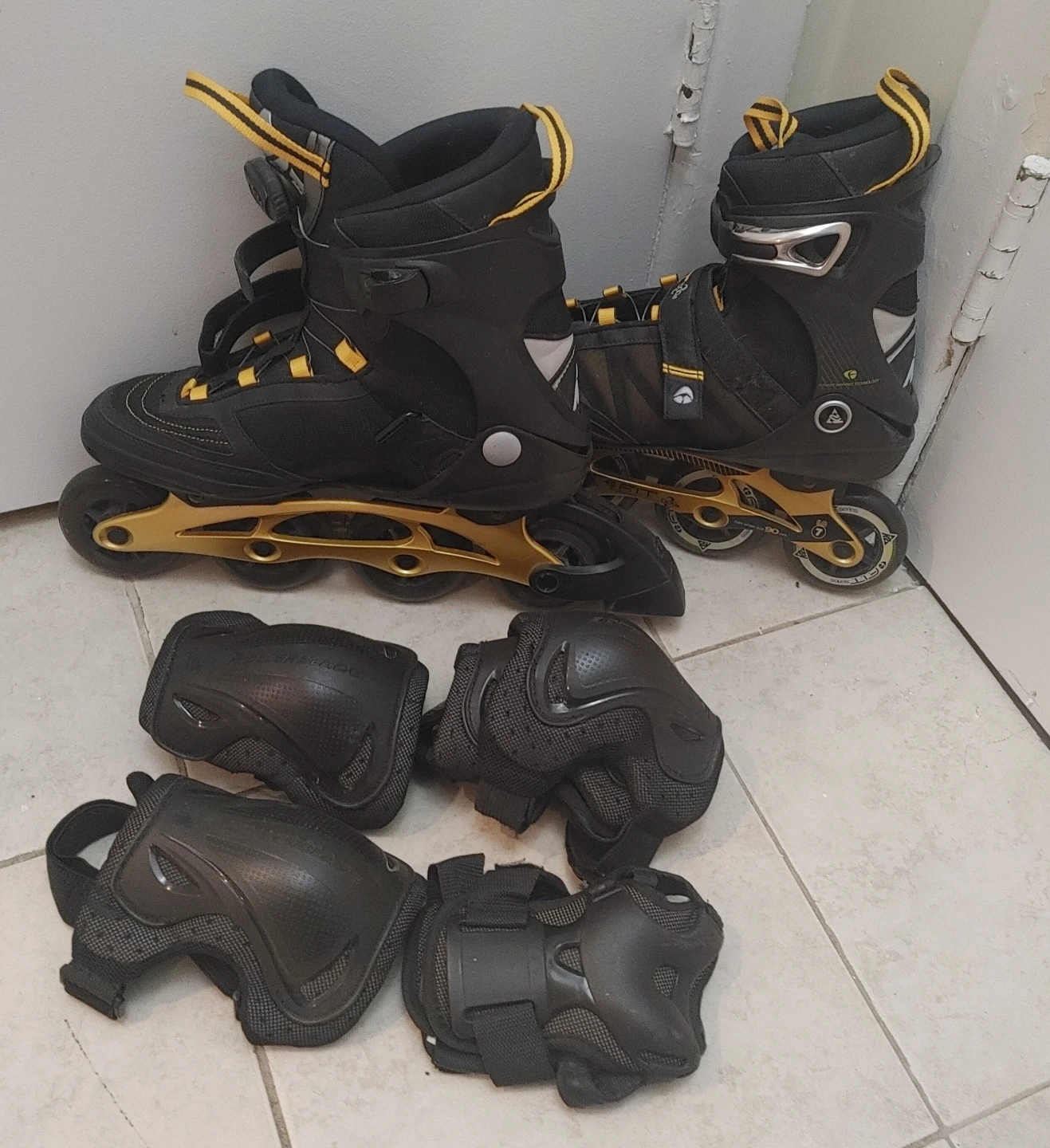 K2 Inline Skates with Protective Gear