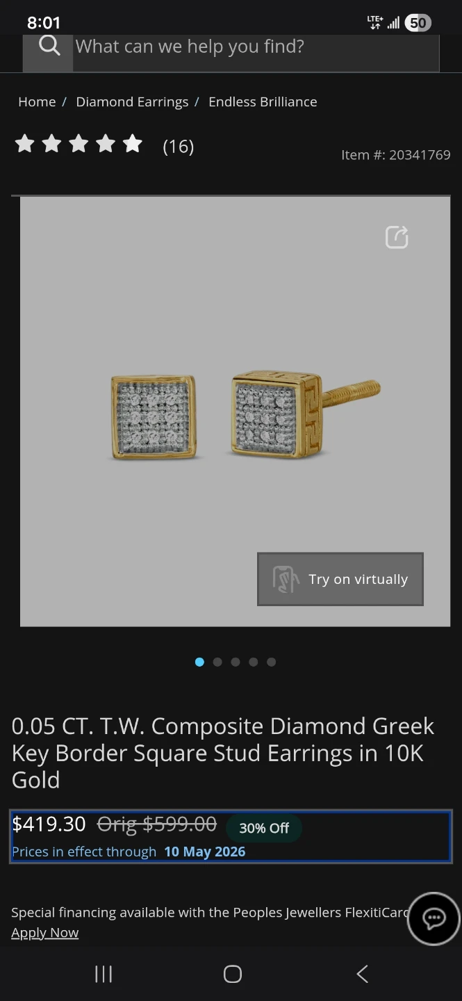 10k Gold Earring
