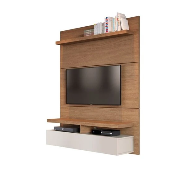 Wall Mounted TV Stand with Shelves