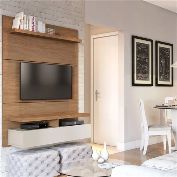 Wall Mounted TV Stand with Shelves - photo 3