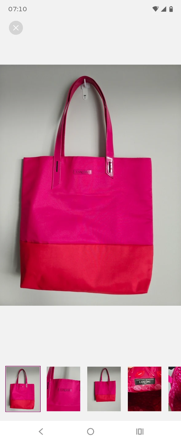 Lancôme Pink & Red Tote Bag - photo 2