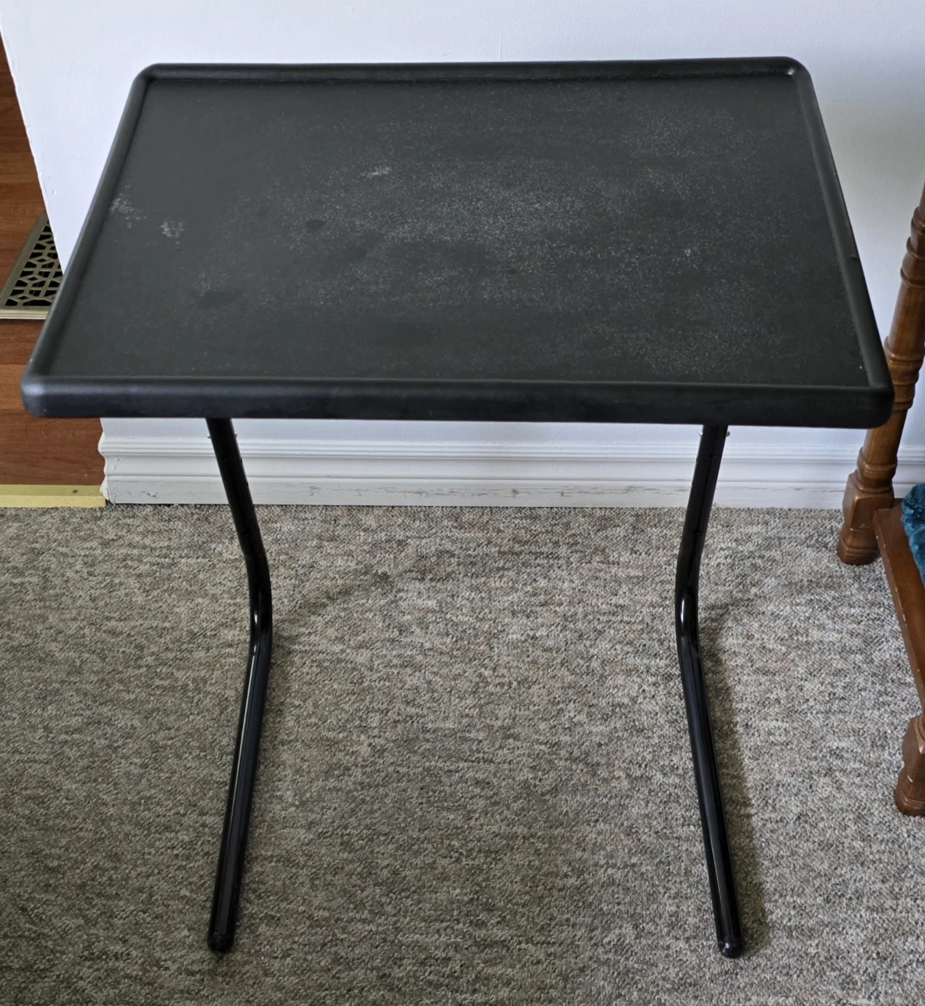 Black Foldable Tray Table