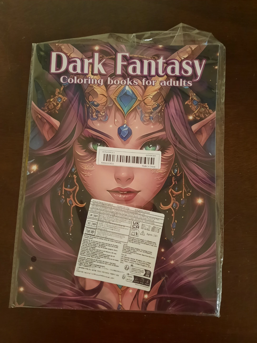 Dark Fantasy Coloring Book for Adults