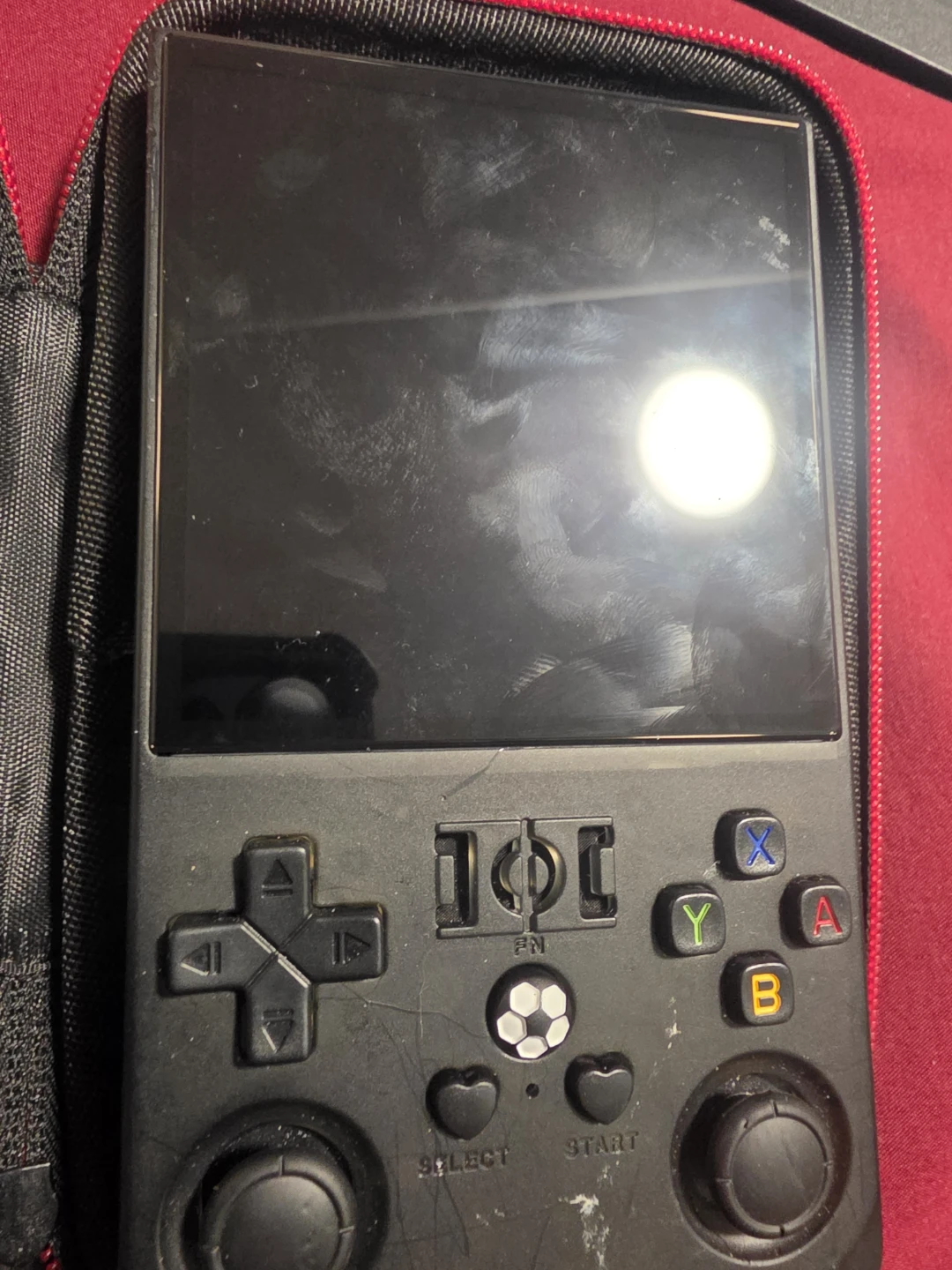 Handheld Game Console Case with Blue Logo - photo 2