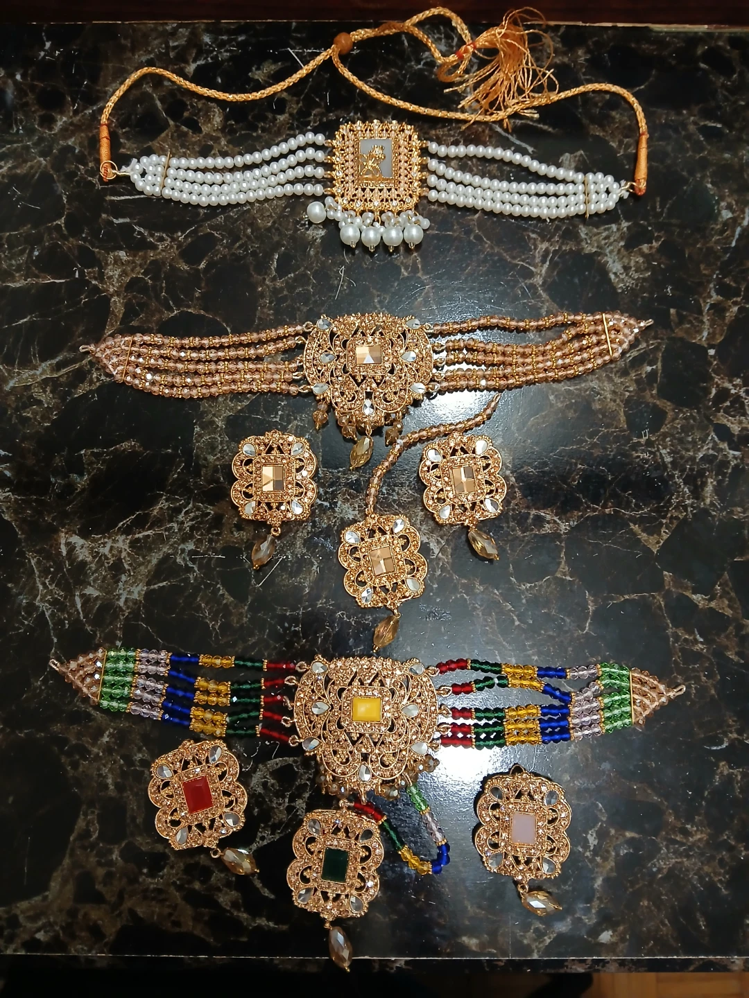 jewellery sets with bead work