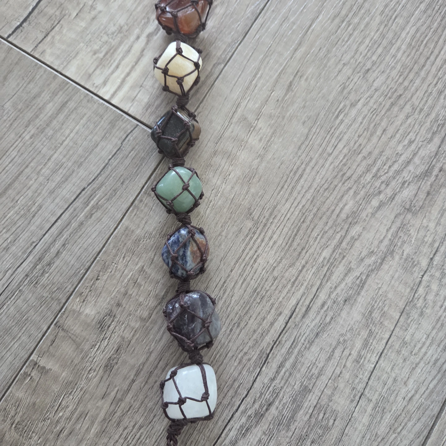 Crystal Gemstone Tree of Life Wall Hanging - photo 3