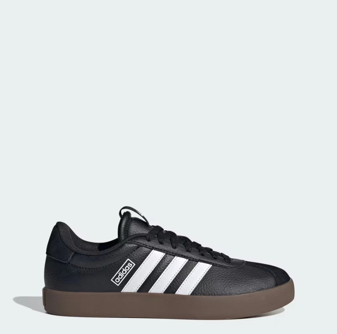 Womens Adidas VL Court 3.0 Black White Sneakers US 6