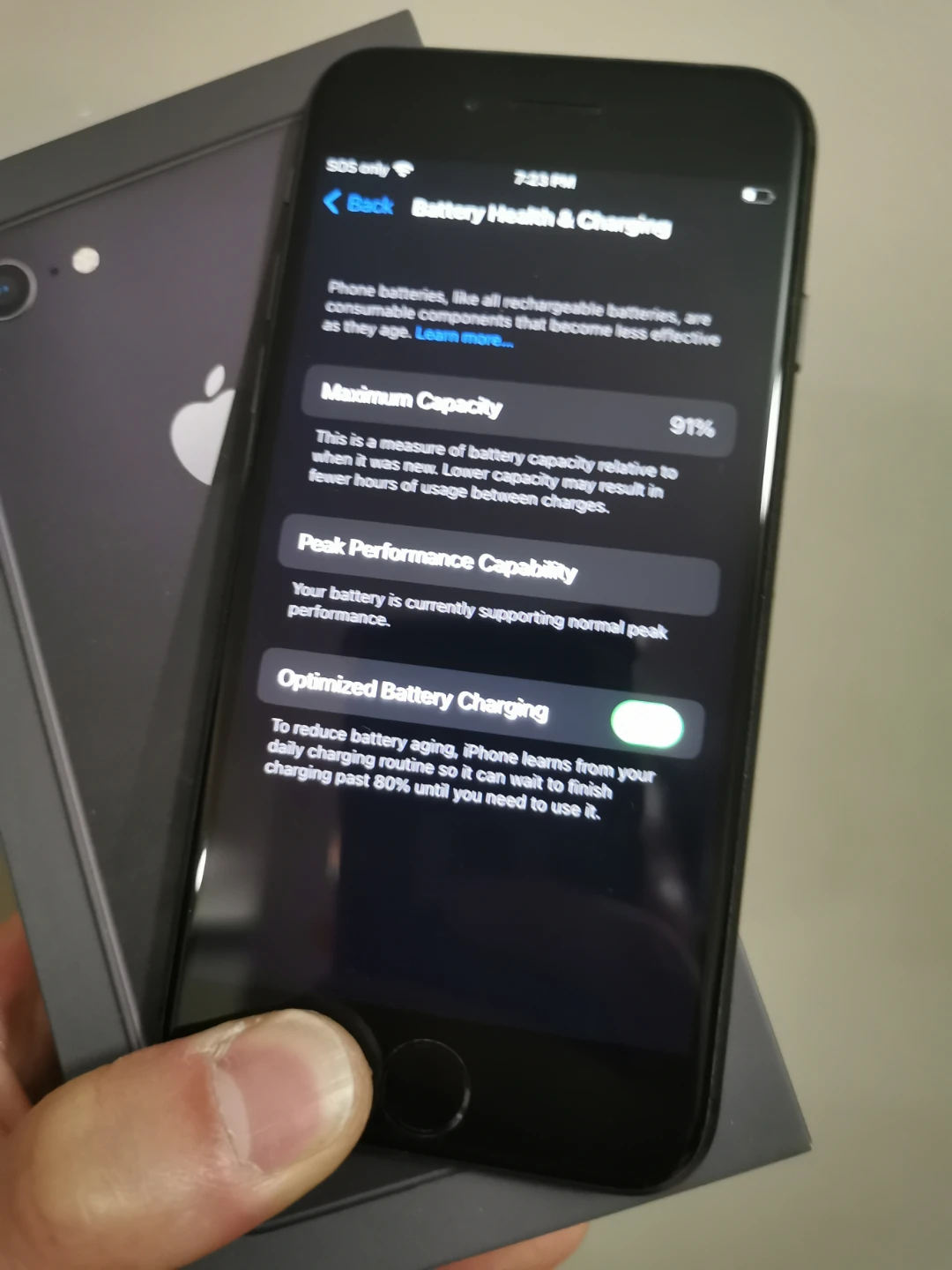 iPhone 8 64G Black Unlocked/91% battery health - photo 3
