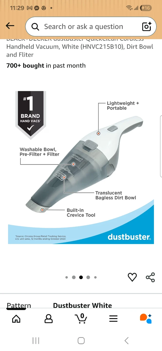 Black decker Cordless handheld vacuum - photo 3