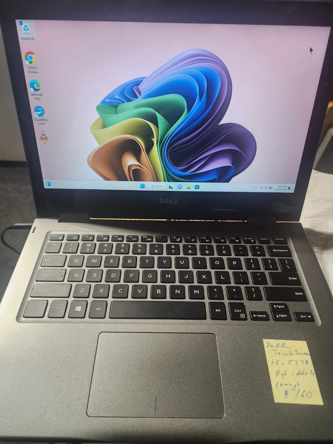 Dell Inspiron 13 5378 2-in-1 Touchscreen Laptop