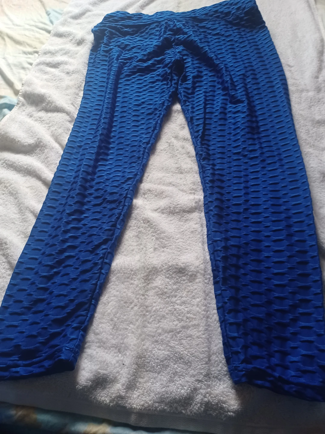 Blue Textured Leggings - photo 2