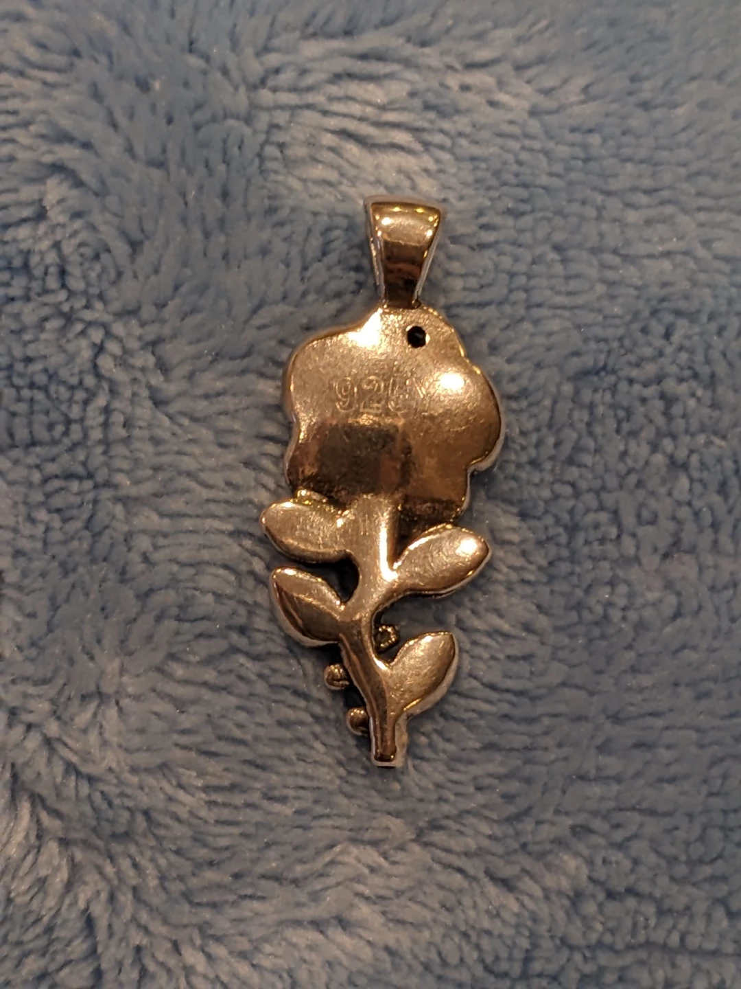 Sterling Silver Rose Pendant - photo 3