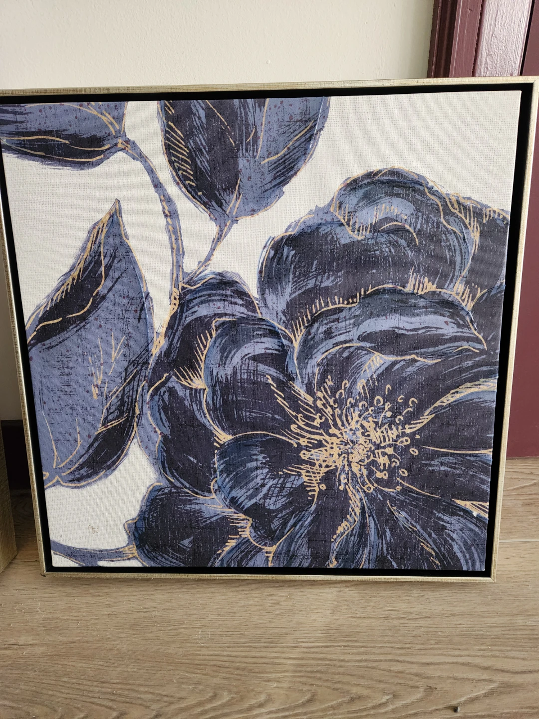 Set of 2 Floral Canvas Wall Art Prints - photo 2