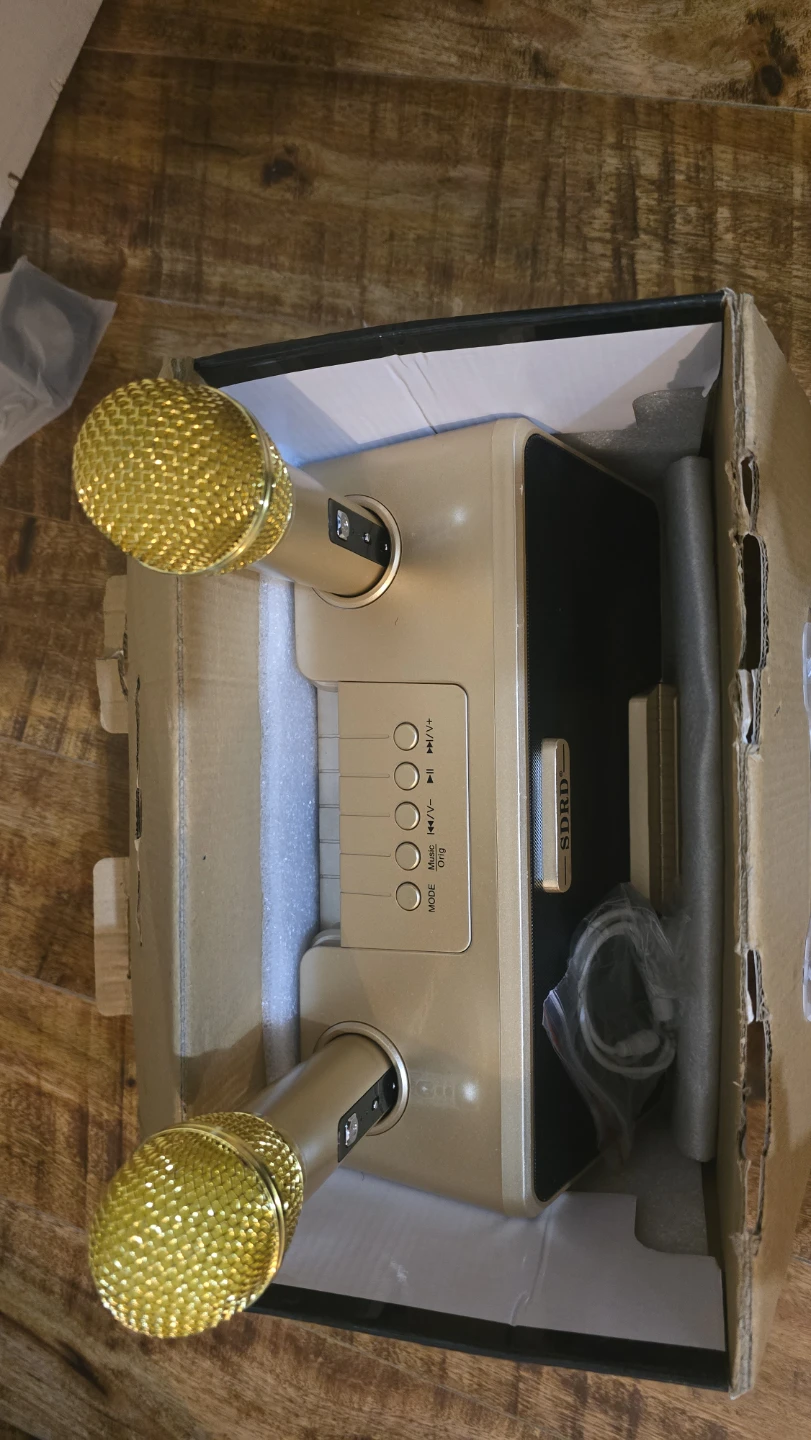 SDRD Karaoke Machine with 2 Microphones - photo 2