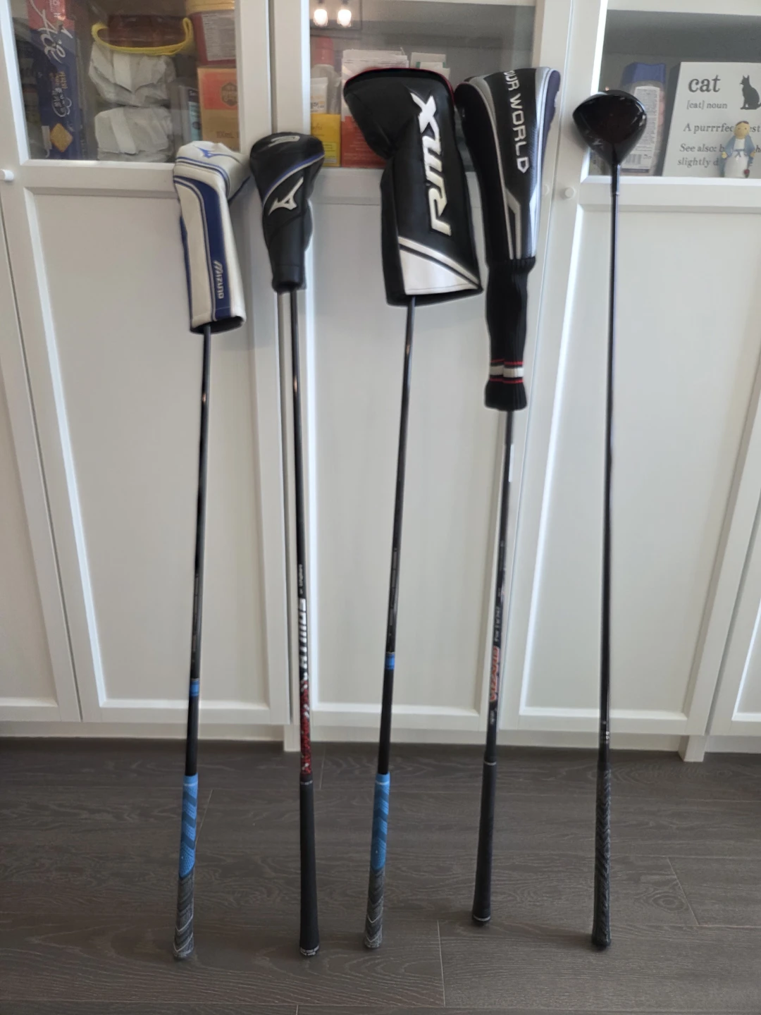 Golf clubs driver and wood