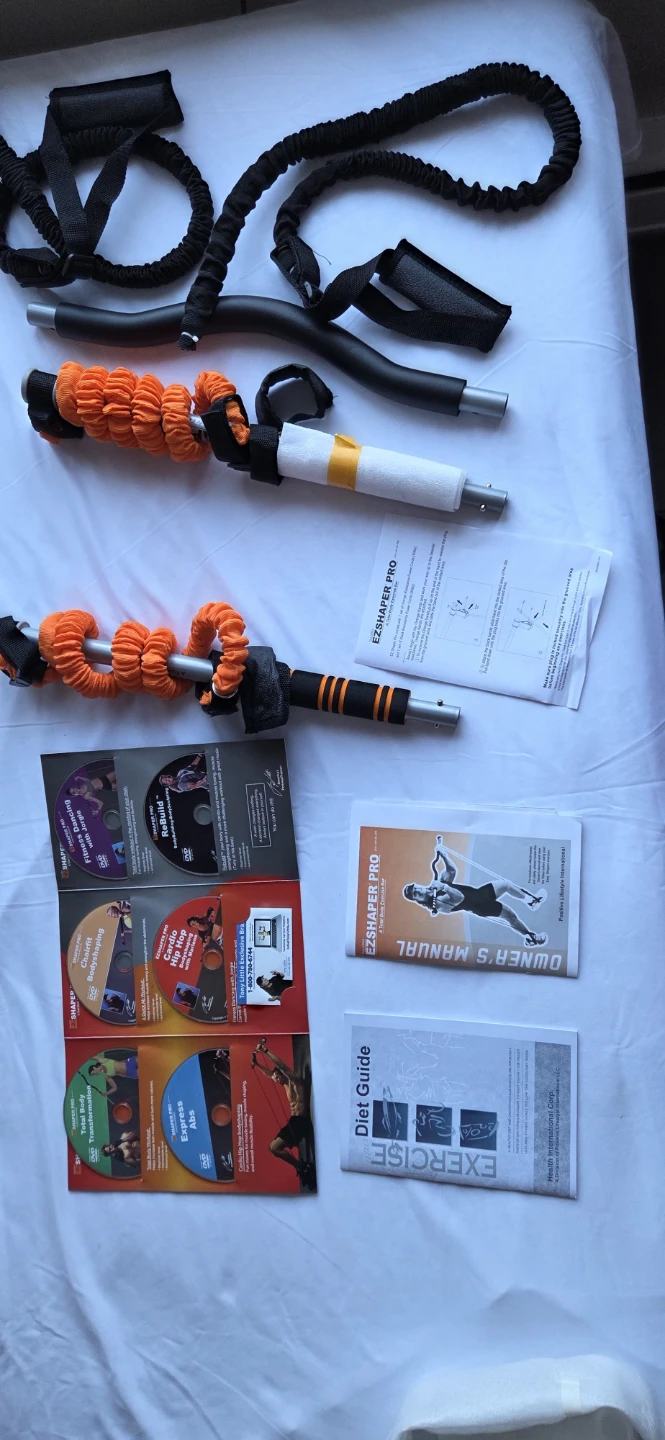 Tony Little's EZ SHAPER PRO Total Body Exercise Bar with DVDs - photo 2