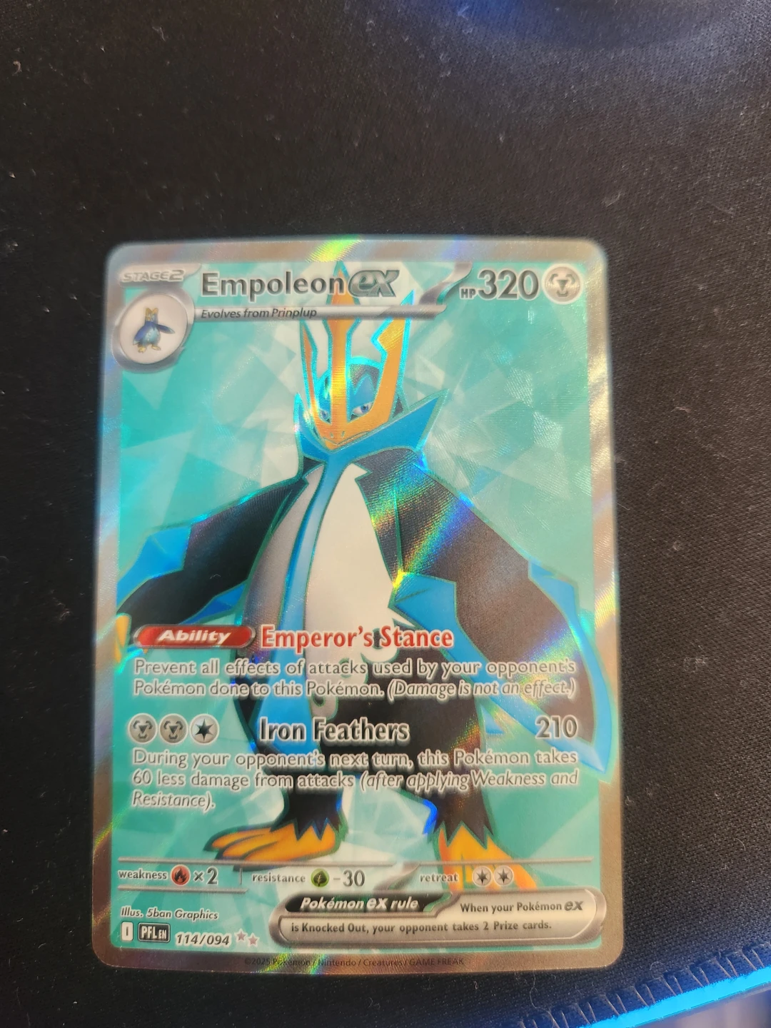 Empoleon EX Pokémon Card