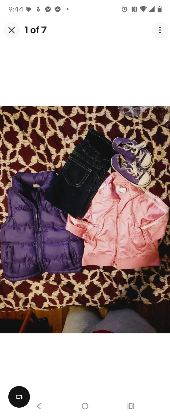 Bundle Converse All Star Purple Low Top Sneakers