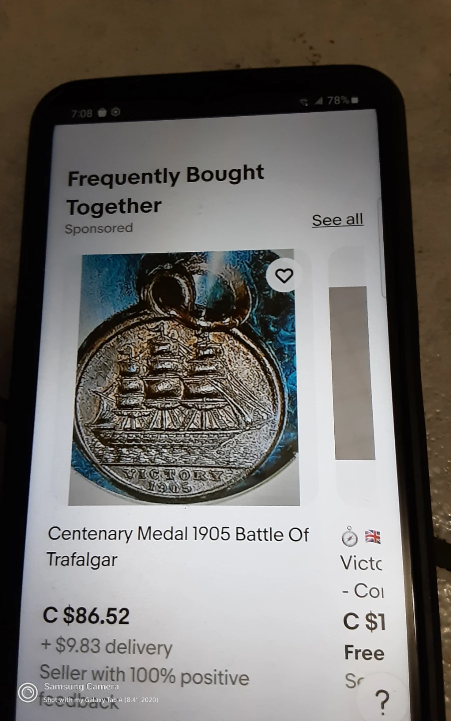 1905 Great Britain Nelson Centenary Victory Copper Medallion - photo 5