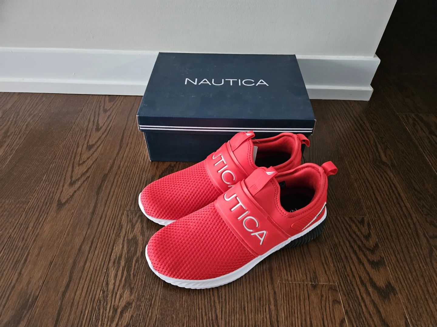 Nautica Men's Steeper Sport Red Athletic Shoes Size 9 - photo 3