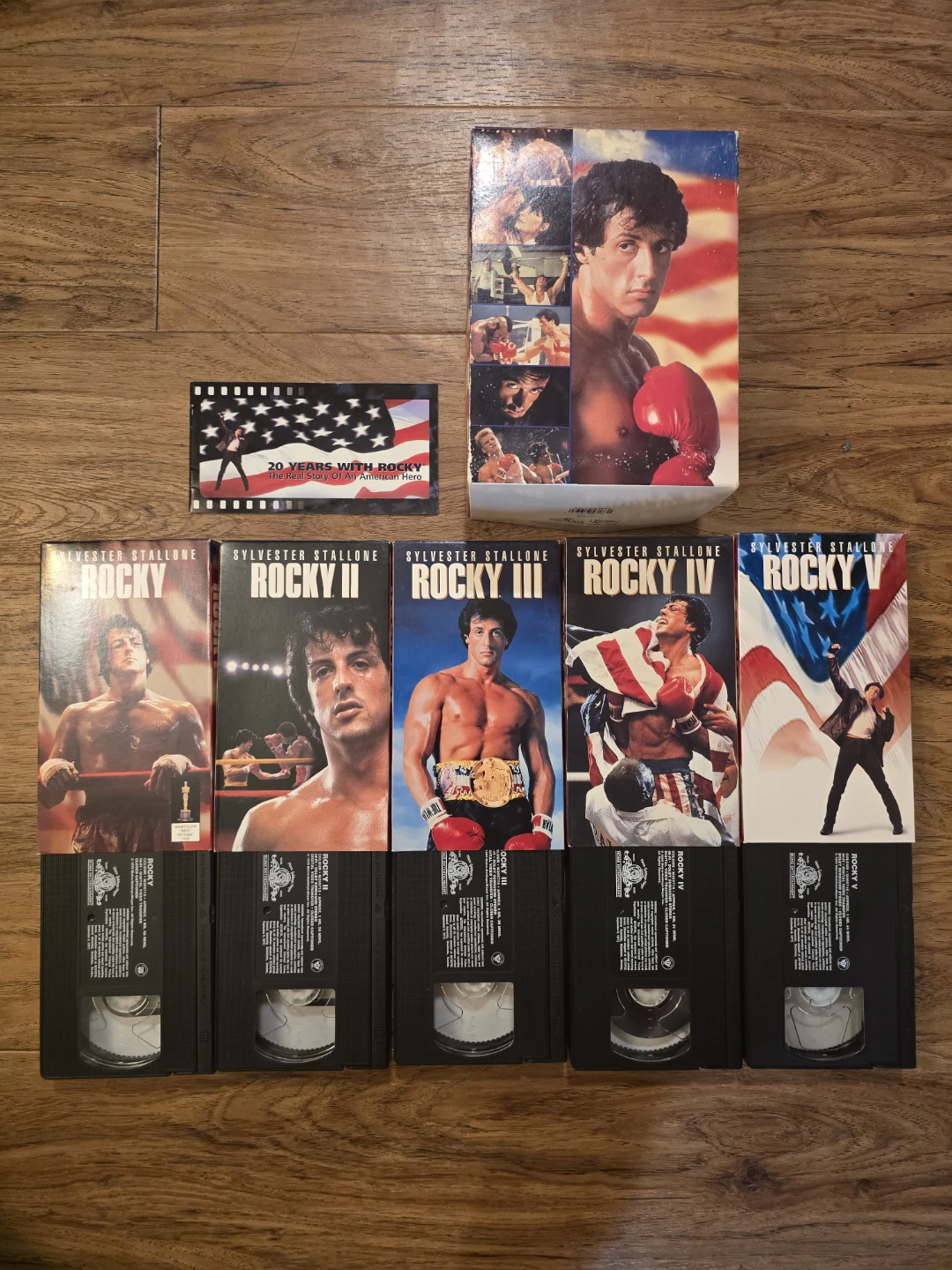 Rocky Commemorative 20th Anniversary VHS Gift Set – All 5 Films
