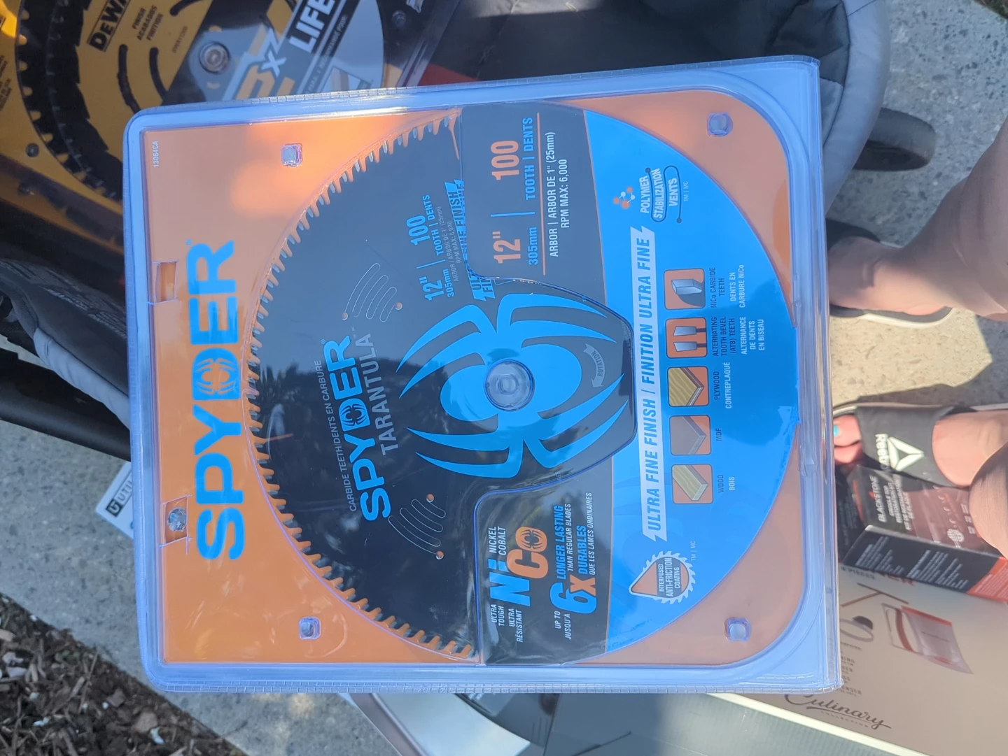 ×3- Spyder Tarantula 12" 100 Tooth Ultra Fine Finish Saw Blade
