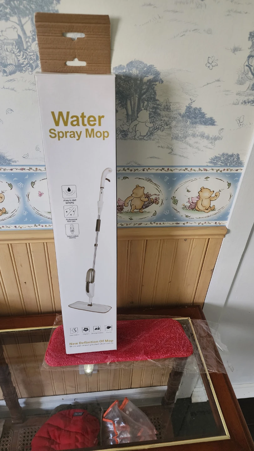 Water Spray Mop with Extra Pad