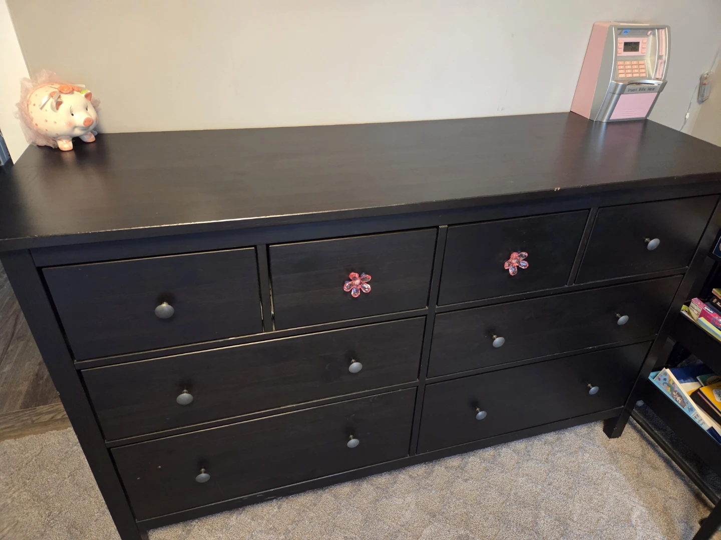 Black Dresser with 8 Drawers - photo 2