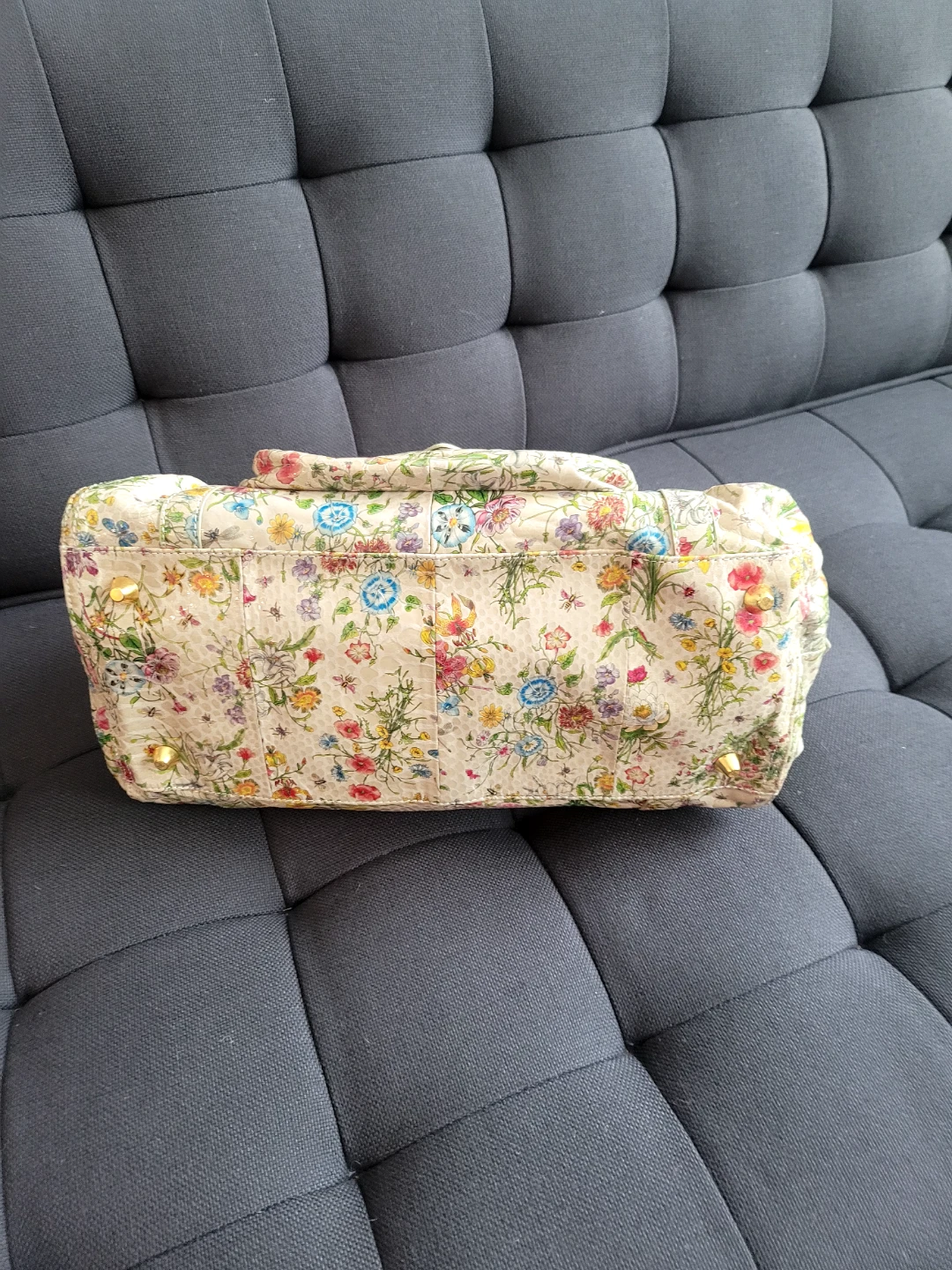 Big Buddha Floral Print Satchel Handbag - photo 5