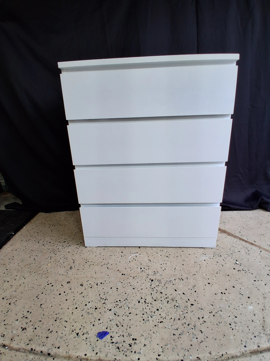 White 4-Drawer Dresser Chest