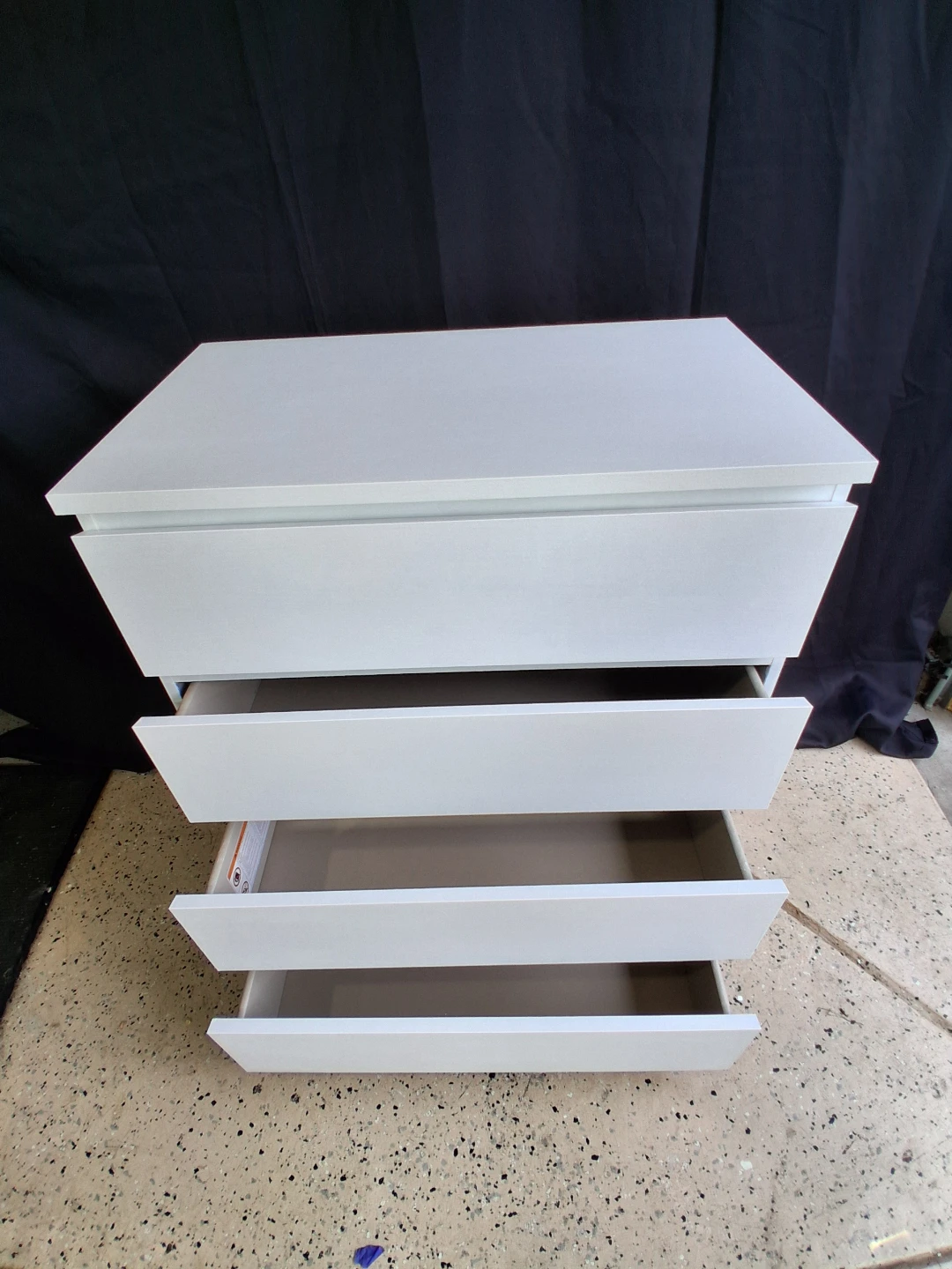 White 4-Drawer Dresser Chest - photo 5