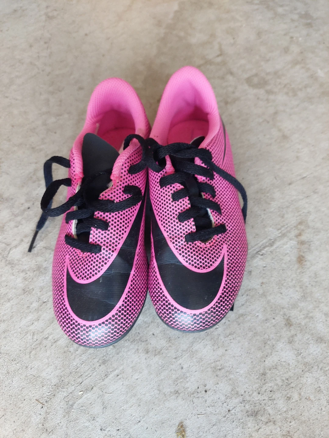 Nike Kids' Soccer Cleats - Pink & Black - Size 12C