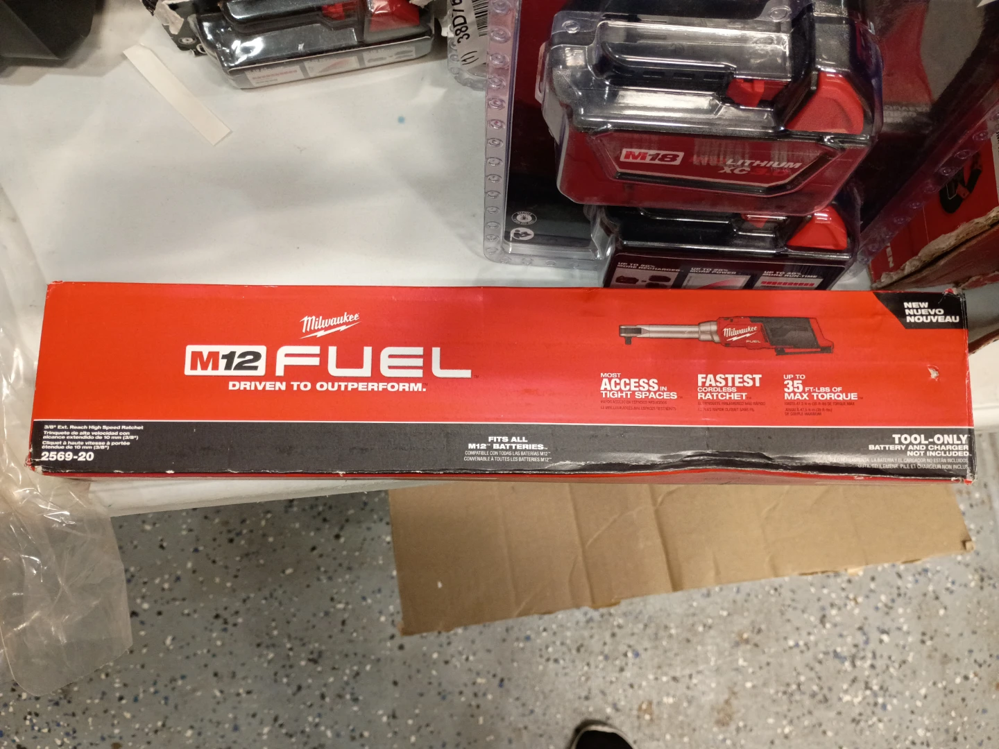 Milwaukee M12 FUEL 3/8" Extended Reach High Speed Ratchet