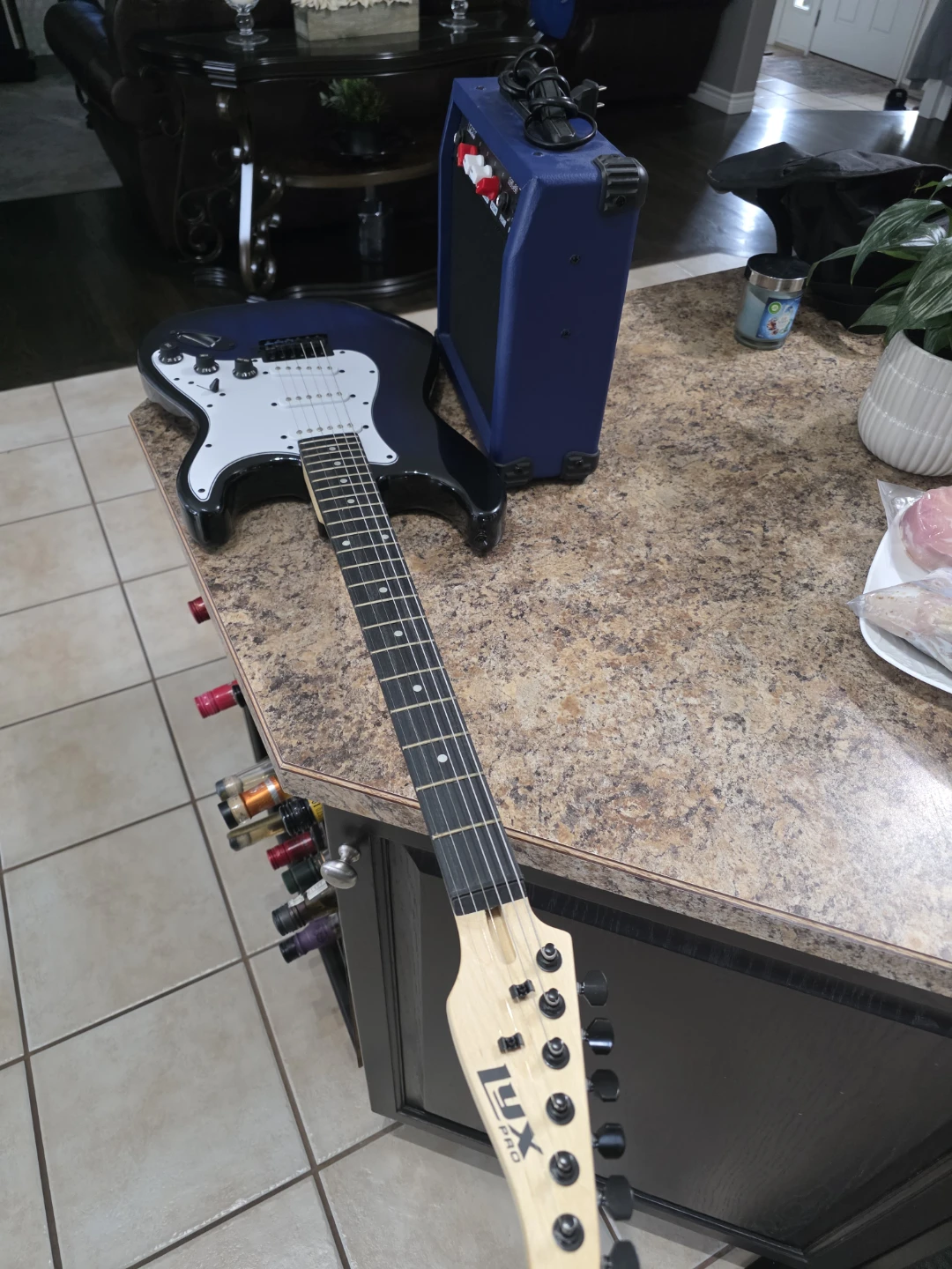 Pro Electric Guitar with Amplifier and Gig Bag - photo 3