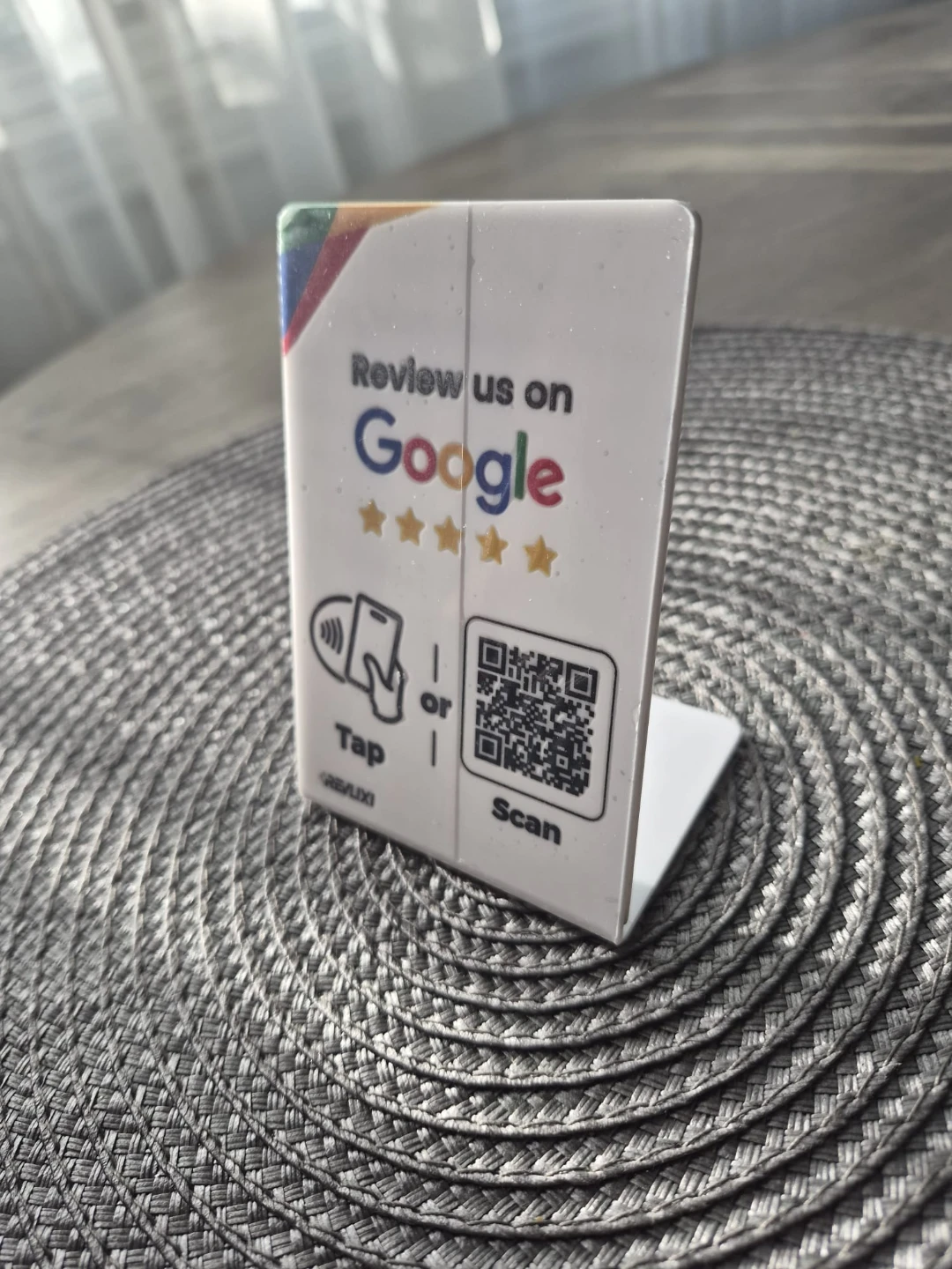 Google Review NFC Tap & QR Scan Stand - photo 4