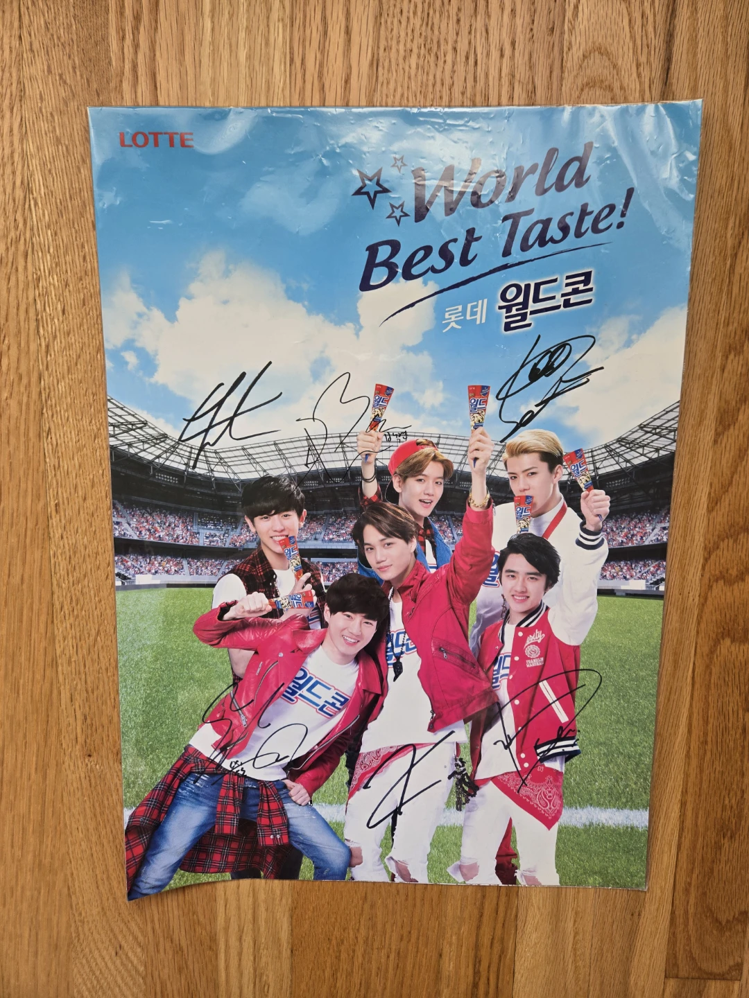 EXO Album Poster Love Me Righ K-Pop CD - photo 4