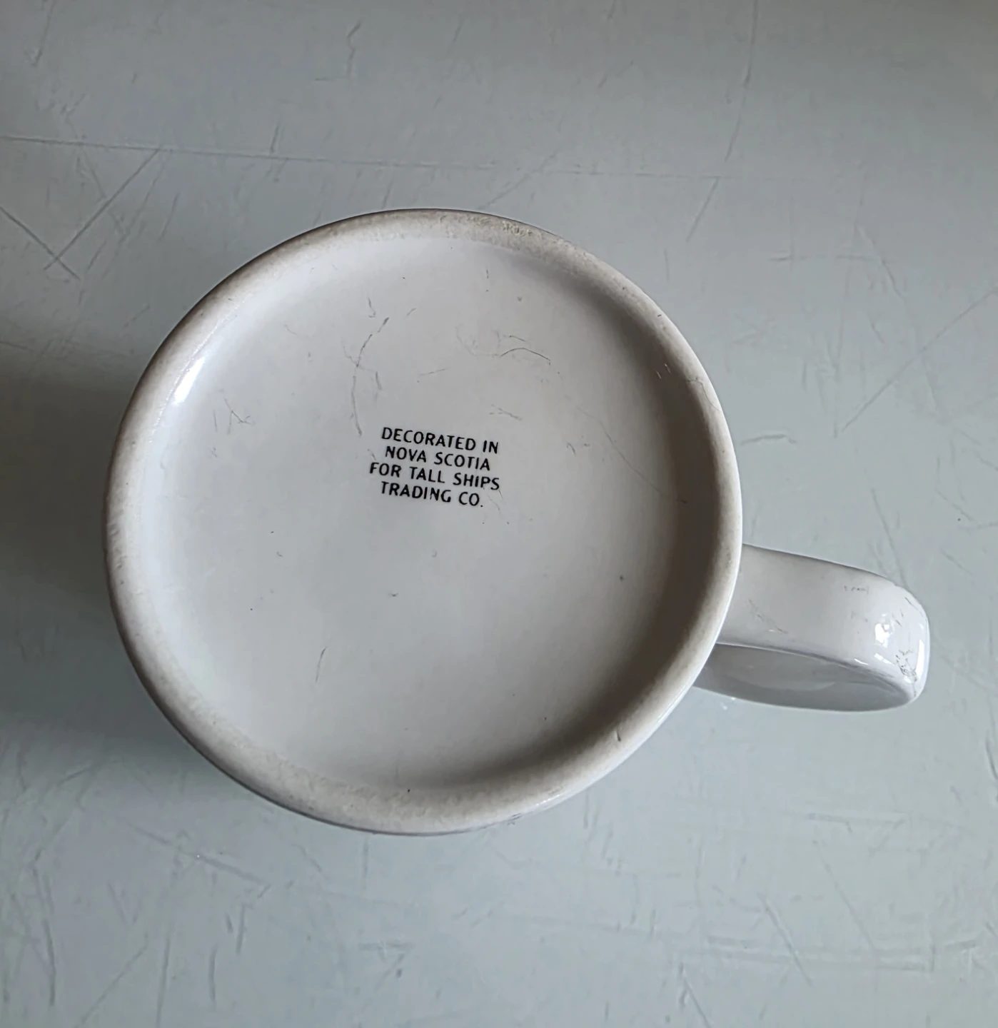 Vintage Cape Breton Nova Scotia Coffee Mug Tall Ships Trading - photo 3