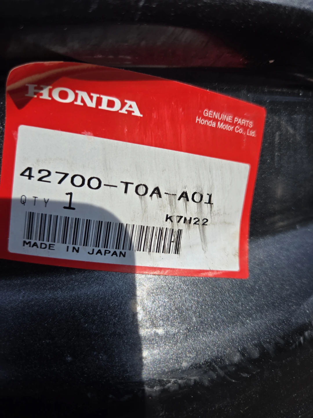 Honda Wheel Rim 42700-TOA-A01 - photo 3
