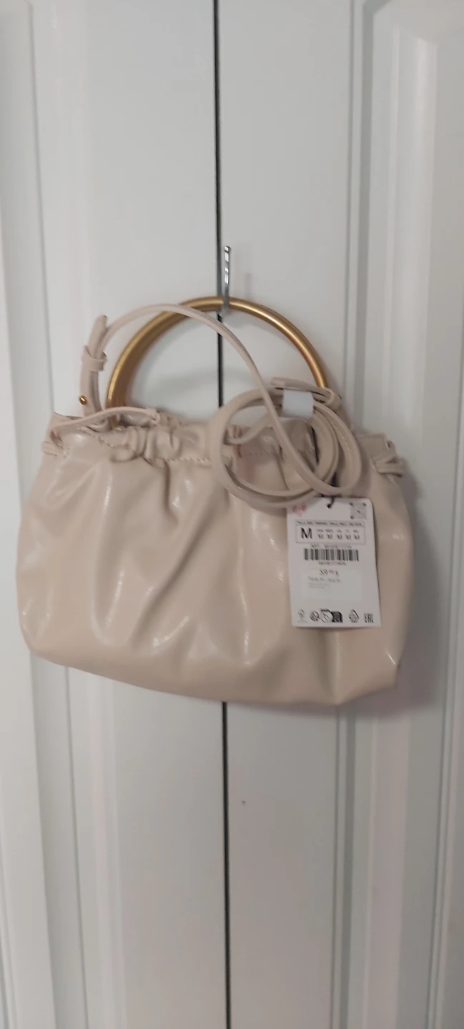 ZARA NEW  Ruched Mini Bag