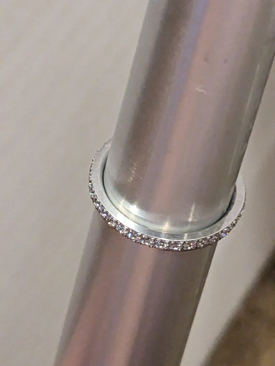Size 5.5 Titanium Eternity Ring - photo 5