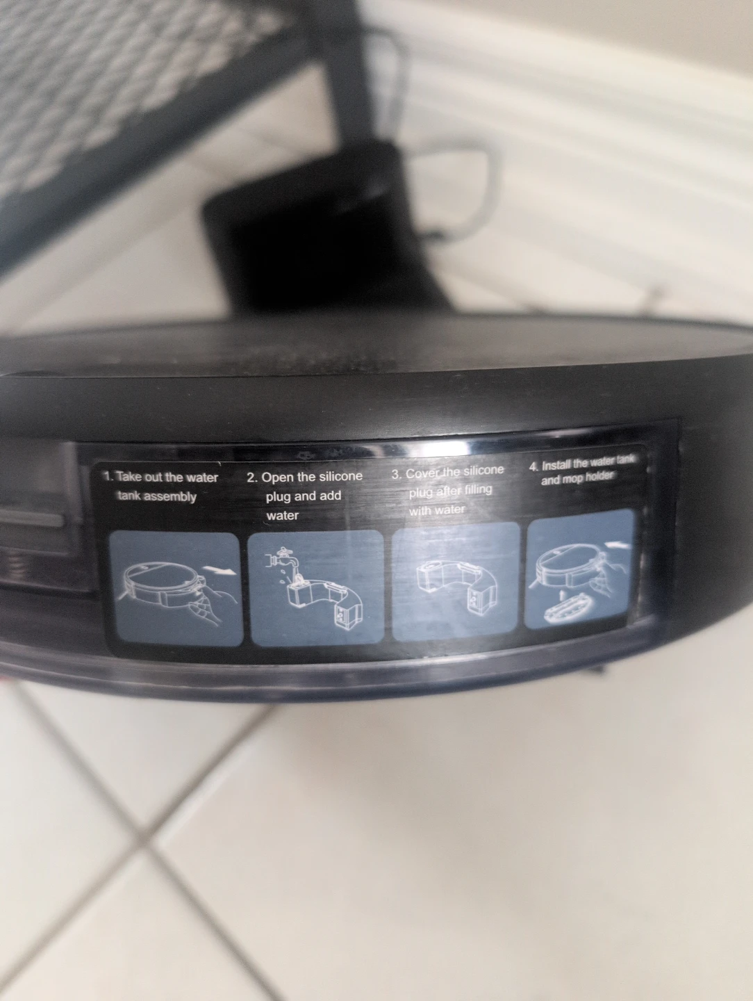 Black Robot Vacuum Cleaner and mop - photo 2