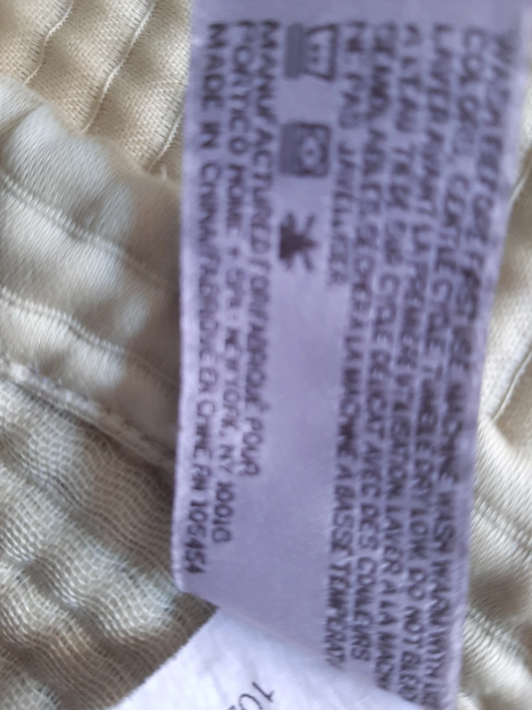 Portico 100% Organic Cotton Throw Blanket - photo 3