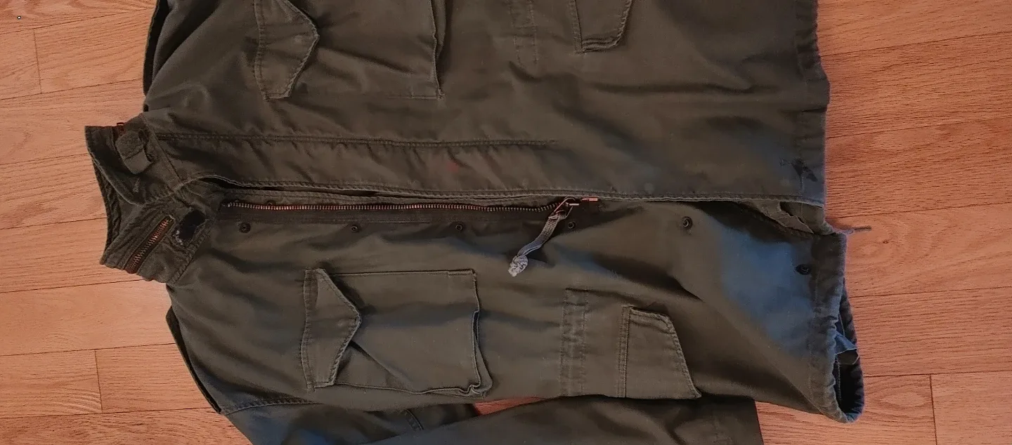 Vintage M-65 Field Jacket - Olive Green - photo 4
