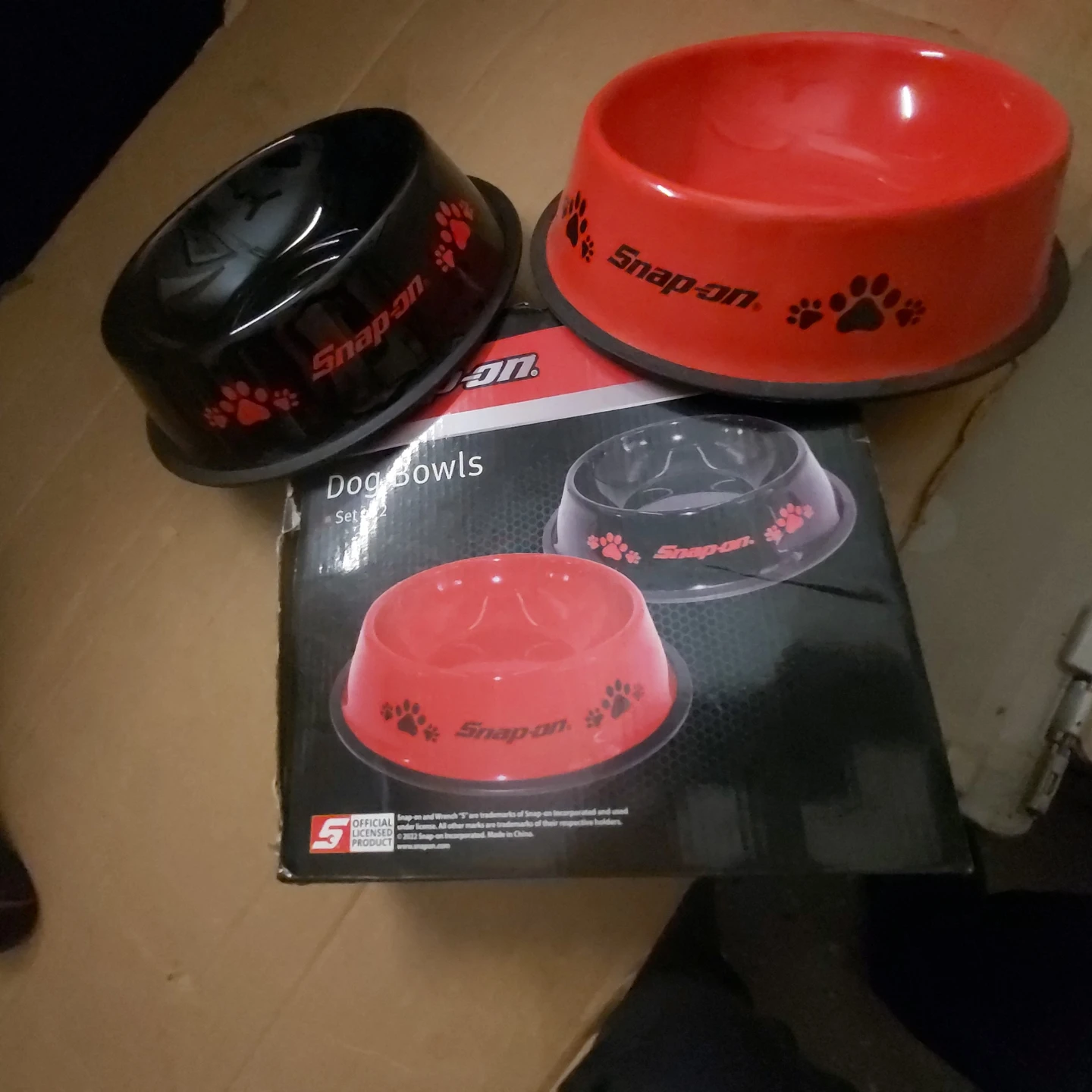 Snap-on Dog Bowls Set of 2