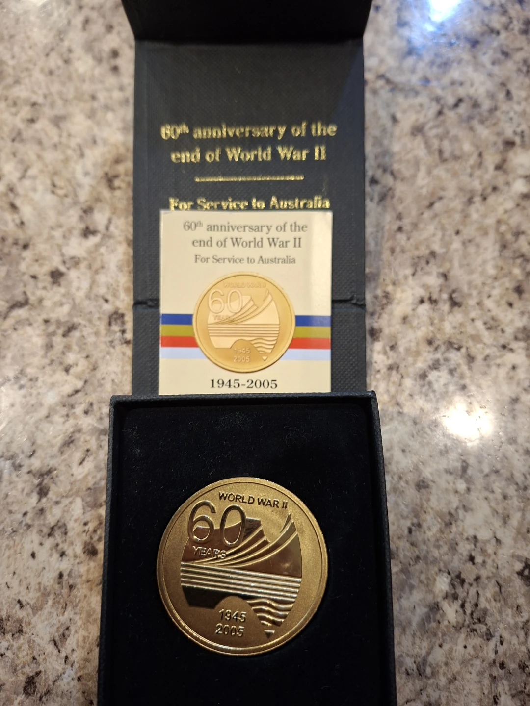 World War II Medallion for Service to Australia