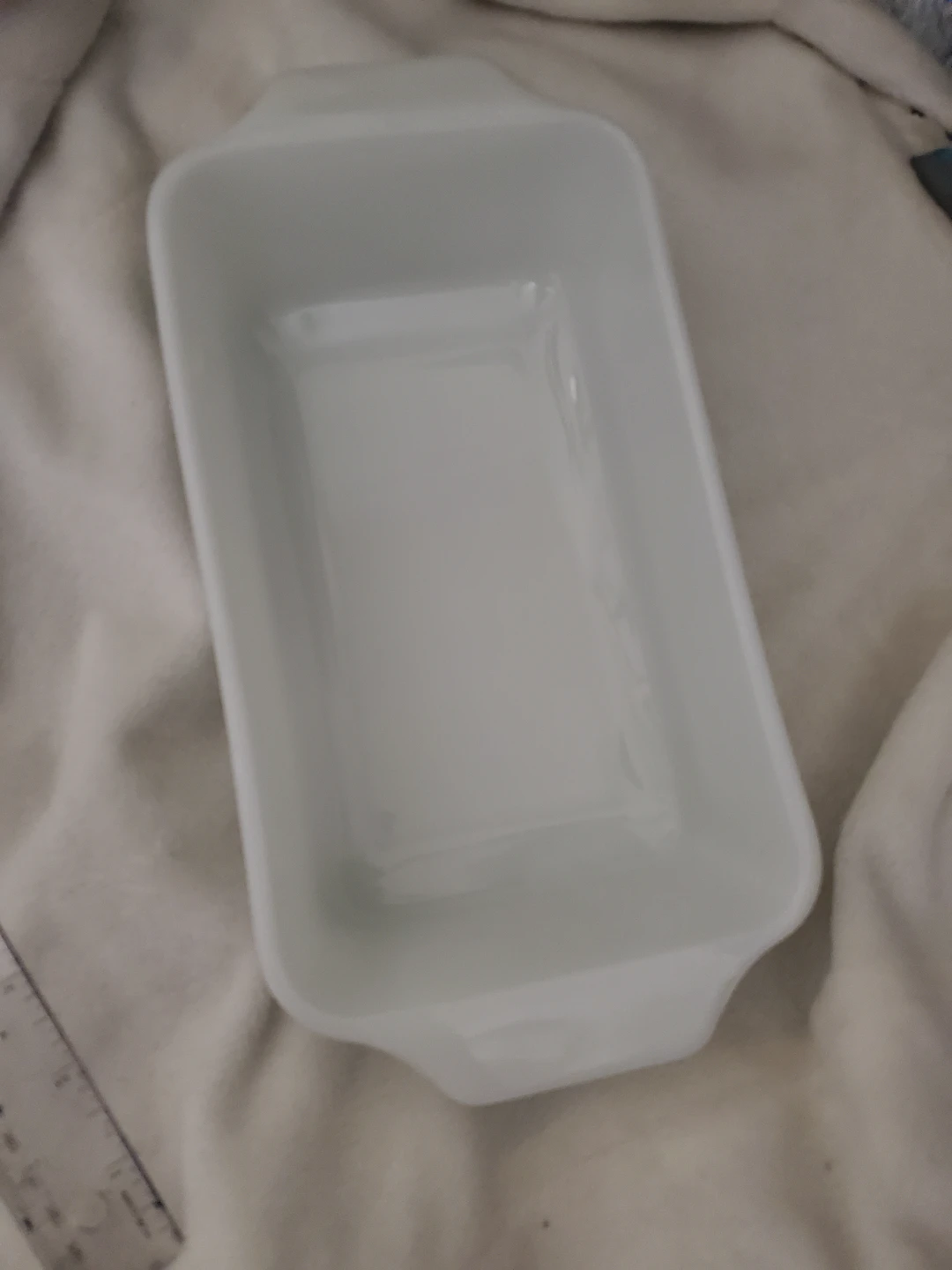 White Glass Baking Dish - photo 2